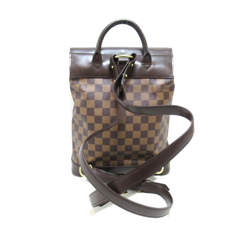 Louis Vuitton Soho Rucksack Backpack PVC Coated Canvas Damier Brown